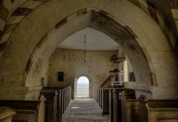 Højerup gamle kirke indefra